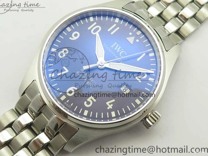 MIROTIME 0501 TimelessDesign Mark XVIII IW327016 Le Petit Prince MKS 1:1 Best Edition Blue Dial On SS Bracelet MIYOTA 9015 V 7206